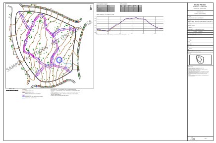 Sheet L-301 Grading & drainage plan